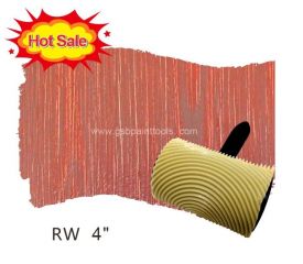 Wood Grain Tool with Handle 6 Rubber Graining Pattern Stamp Wall