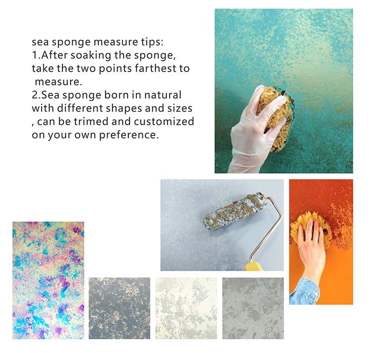Sponge Paint Roller for Texture Painting Decorators Brush Tool, Fast and  Easy Pattern Art Sponge Roller for Ho